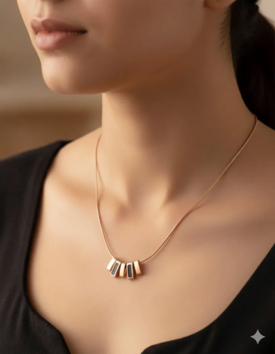 Rose Gold Pendant Set 