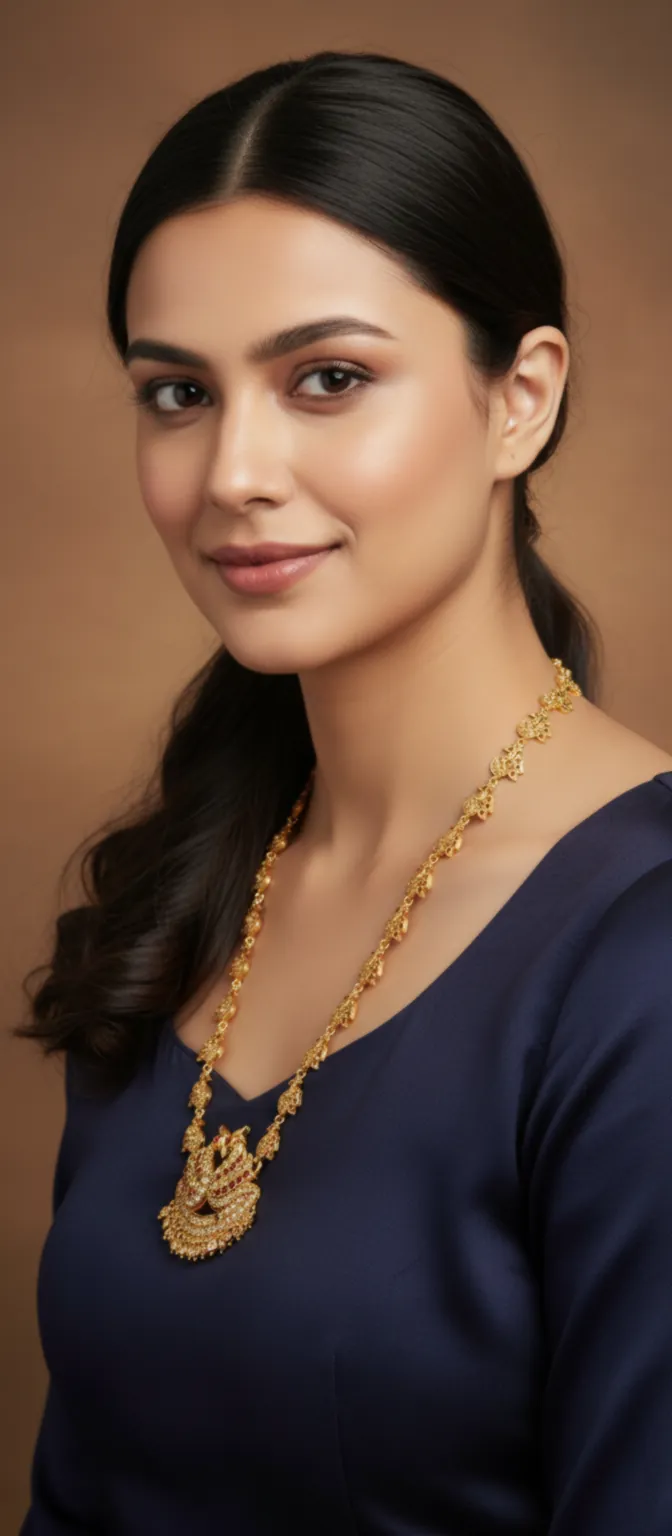 Peacock Designed Stoned Haram